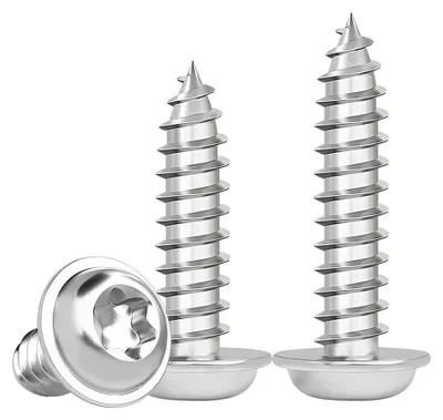 Productafbeelding van Set van 20 zelfschroevende roestvrijstalen schroeven M3 x 14mm