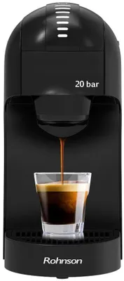 Zdjęcie produktu dla Kawa Rohnson - R-98046, 20 bar, 0.85 l, czarna