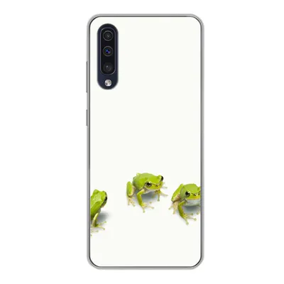 Produktbild von MuchoWow® Handyhülle Schutzhülle Hülle für Samsung Galaxy A50 Frosch - Tiere - Grün Silikon Softcase Handy Hülle - Mobiltelefonhülle