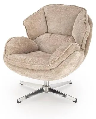 Produktbild von Beiger ergonomischer Schalensessel mit 360°-Drehfunktion, 81 cm Höhe