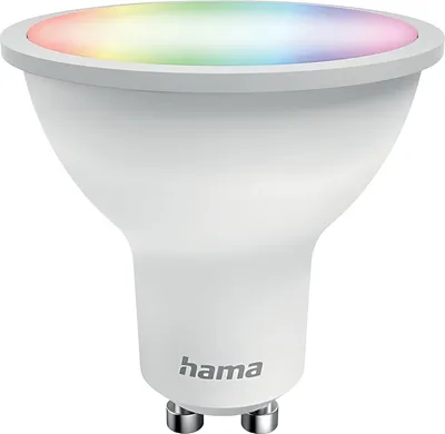 Produktbild von Hama Smarte Lampe GU10, 4,9 W, 40 W, GU10, 420 lm, 15000 h, Tageslicht, Warmweiß