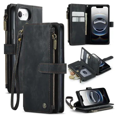 Produktbild von Handyhülle Klapptasche für Apple iPhone 17e / 16e Kunstleder Multifunktion