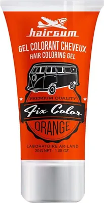 Produktbild von Hairgum Fix Color Haarfärbegel Orange Ref. 022400222 30 ml