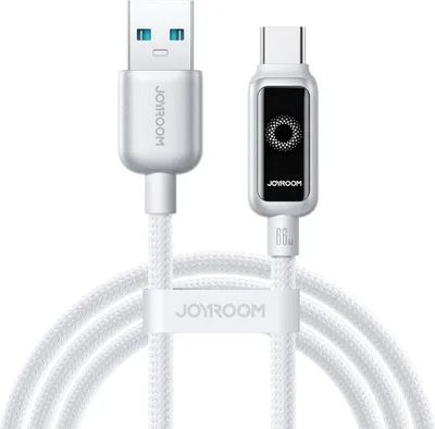 Immagine prodotto di Cavo dati di ricarica rapida Joyroom da USB-A a USB-C 66 W, 1,2 m - Bianco