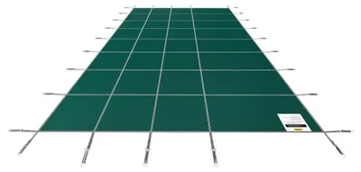 Image de Couverture de piscine rectangulaire, dimensions 4,3 x 7,9 m - Couverture de sécurité hivernale - Épaisseur : 0,35 mm