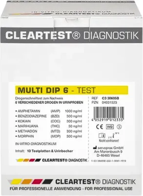 Productafbeelding van DROGENTEST MULTI DIP 6 AMP, 1 stuk