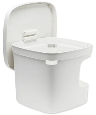 Productafbeelding van Moderne Cubaanse toiletpot, 49,5x49,5x43 cm, crème kleur