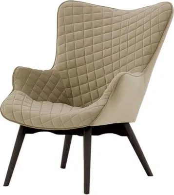 Zdjęcie produktu dla Fotel uszak z przeszyciami Ducon Velvet-Velluto 3-czarny
