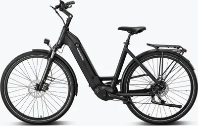 Produktbild von 2024 GRUNDIG GCB-1 E-Bike 28 Zoll Elektrofahrrad für Damen und Herren, E-bike Trekking mit 250W/80N.m BAFANG Mittelmotor und Drehmomentsensor, Schwarz