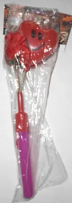 Produktbild von Fu603057 rot Leuchtstab Herz und Rosen Leuchtartikel