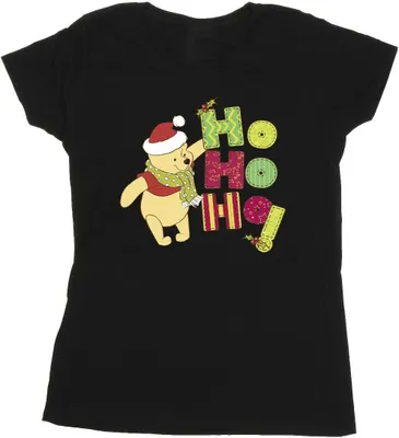 Produktbild von Disney - "Ho Ho Ho" T-Shirt für Damen BI44901 (L) (Schwarz)