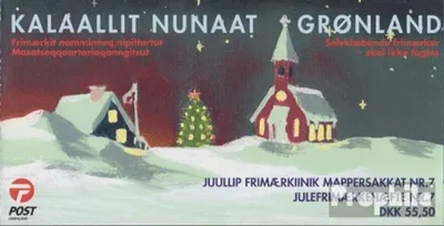Produktbild von Briefmarken Dänemark - Grönland 2002 Mi 391-392MH (kompl.Ausg.) Markenheftchen gestempelt Weihnachten