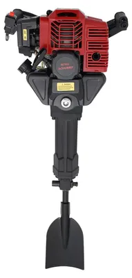 Produktbild von Benzin Erdlochbohrer - 52cc 1900W Erdbohrgerät - Garten Erdbohrer mit 3 Bohrern - Für Zaunpfähle und Pflanzlöcher - Schwarz