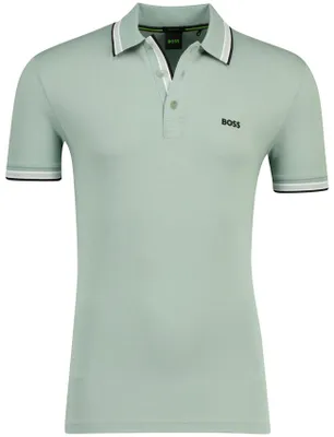 Produktbild von Boss Green Paddy Poloshirt 3-knöpfig grün