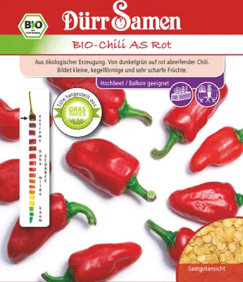 Produktbild von Chili AS Rot |  Chilisamen von Dürr Samen