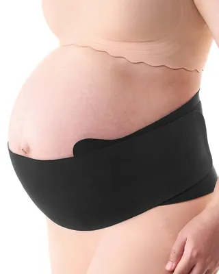 Obrázok produktu pre Tehotenský pás Momcozy „Pregnancy Belly Band“ – čierny, veľkosť L