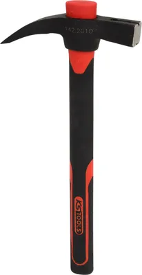 Produktbild von KS Tools 142.2010, Latthammer, Stahl, Glasfaser, Schwarz, Rot, 37 cm, 920 g