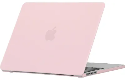 Produktbild von Mobigear Schutzhülle für MacBook Air 15 Zoll (2023-2026), Hartschalenhülle, MacBook Case - Pastellrosa - Modell A2941 / A3114 / A3241 / A3448