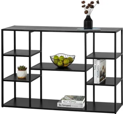 Produktbild von Azomor® Stilvolle und schmale Konsolentisch mit Regalen für Wohnzimmer und Flur