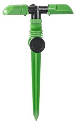 Obrázek produktu pro DIVODV 27877 Zahradní otočný zavlažovač 360°, 3 ramenný, zelený