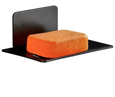 Immagine prodotto di Solidchoice - Porta sapone da parete autoadesivo in acciaio inossidabile (nero)