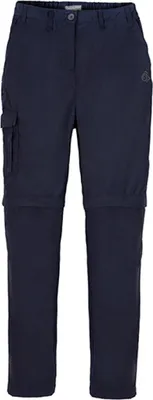 Zdjęcie produktu dla Craghoppers Expert CEJ006 | Expert Womens Kiwi Convertible Trousers - Spodnie robocze - Kolor: Dark Navy - Rozmiar: 18(44)/33