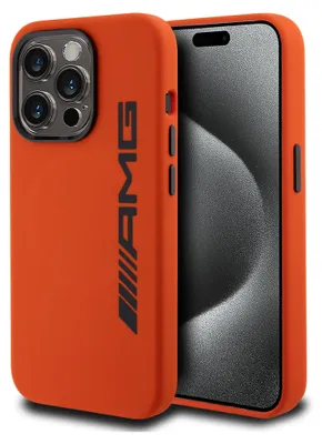 Image de AMG iPhone 15 Pro Coque arrière - Orange