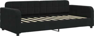 Produktbild von vidaXL Tagesbett Schwarz 90x190 cm Samt