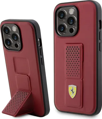 Image de Coque arrière Ferrari iPhone 15 Pro Max - Rouge