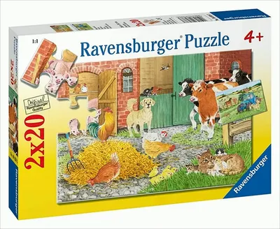 Produktbild von Bauernhof, 2 x 20 Teile Puzzle