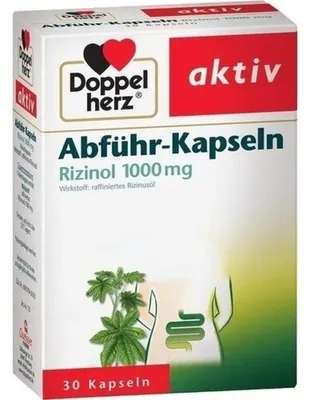 Image de Doppelherz Laxatif Capsules Rizinol 1.000 mg 30 pc