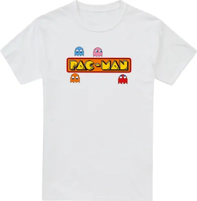 Produktbild von Pac-Man - T-Shirt für Herren TV2202 (XXL) (Weiß)