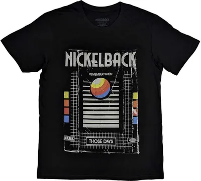 Produktbild von Nickelback - "Those Days" T-Shirt für Herren/Damen Uni RO10261 (XXL) (Schwarz)