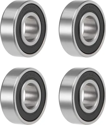 Produktbild von 4 Stück Rillenkugellager 6202-2RS Z2 Doppelt Geschirmt Kohlenstoffstahl Kugellager 15mm X 35mm X 11mm