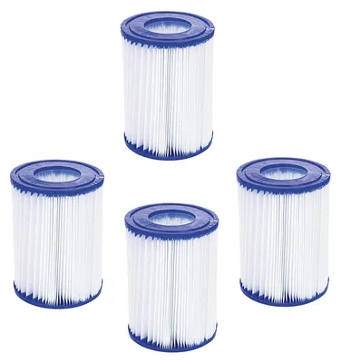 Produktbild von 4 Stück Poolfilter, Ersatzfilter für Whirlpools, geeignet für Filterpumpen