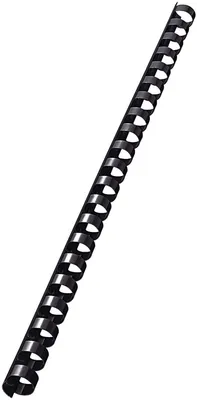 Produktbild von Leitz Plastic Comb Spines, 100 Pcs., Schwarz, 12 mm, 320 mm, 12 mm