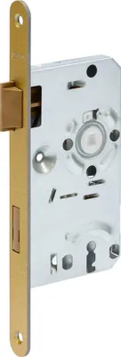 Produktbild von ABUS - Einsteckschloss für Zimmertüren ES BB R G 55 72 18-61660, Gold