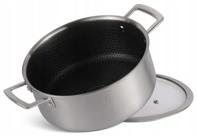 Produktbild von Edenberg Stahl-Topf 2,8 L mit Deckel Antihaft 20 cm