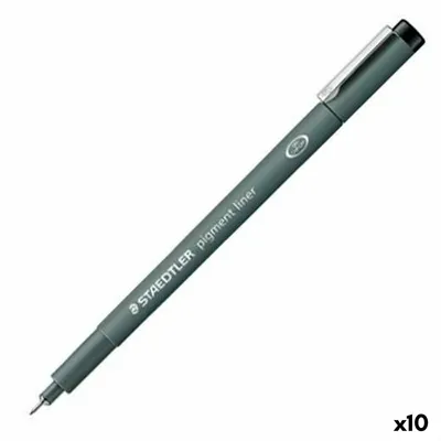 Zdjęcie produktu dla STAEDTLER pigment liner 0,1mm schwarz 10 Stück