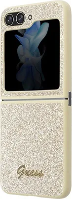 Obrázok produktu pre Zadné puzdro Guess Glitter Flakes - vhodné pre Samsung Galaxy Z Flip 5 (F731) - zlaté