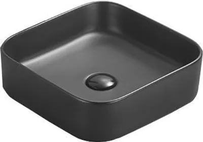 Immagine prodotto di Mexen Vena lavabo da appoggio 37 x 37 cm, nero opaco - 22193785