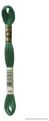 Immagine prodotto di Filato da ricamo DMC Mouline Special 117MC -505, 6 fili, 8 m