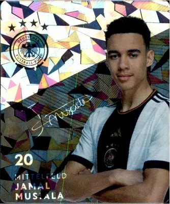 Produktbild von GLITZER Karte 20 - Jamal Musiala  - WM 2022 REWE