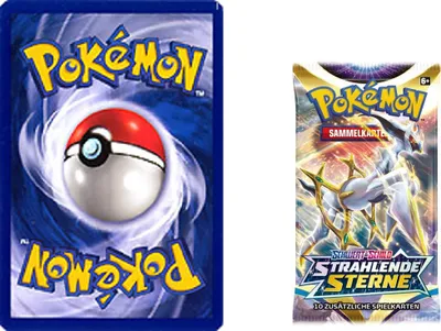 Produktbild von 50 Pokemon Karten mit 1x Booster, 2x Reverse Holo, 1x Holo DEUTSCH