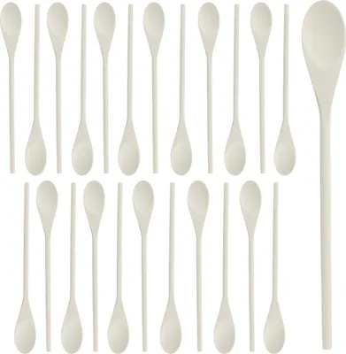 Produktbild von Kochlöffel Holz-Set (24er-Pack) 30,2 cm Naturbelassenes Kochlöffel Holz Set Mehrzweck Holzlöffel Set für die Küche - Rührlöffel Holz zum Kochen,