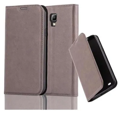 Produktbild von Cadorabo Hülle für Samsung Galaxy S4 ACTIVE Schutz Hülle in Braun Handyhülle Etui Case Cover Magnetverschluss