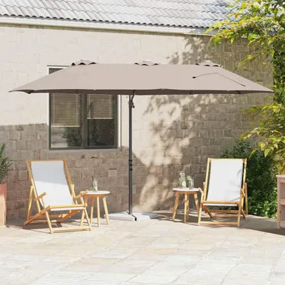 Obrázek produktu pro Design New Garden Cantilever Pergola Taupe 372 x 198 x 243 cm - Slunečníky Nábytek2025 CHY8463903 1ks