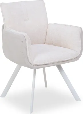 Produktbild von Polsterstuhl HARPER HARARE LBH 63x64x86 cm weiß Esszimmerstuhl