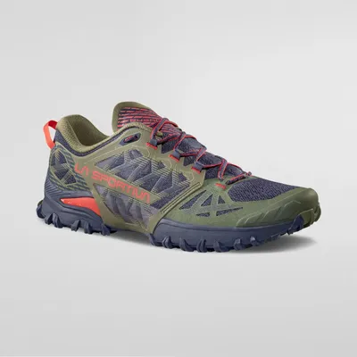 Obrázek produktu pro Bushido III, Cypress/Mountain Red, velikost 47,5, ZFRS083E47R24475, pánské nízké boty na horský běh – La Sportiva