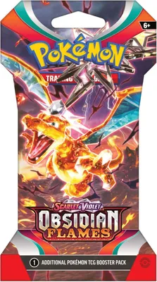 Produktbild von Pokémon TCG: SV03 Obsidianflammen - 1 Blister Booster